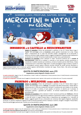 MERCATINI DI NATALE 