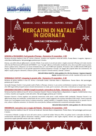MERCATINI DI NATALE 