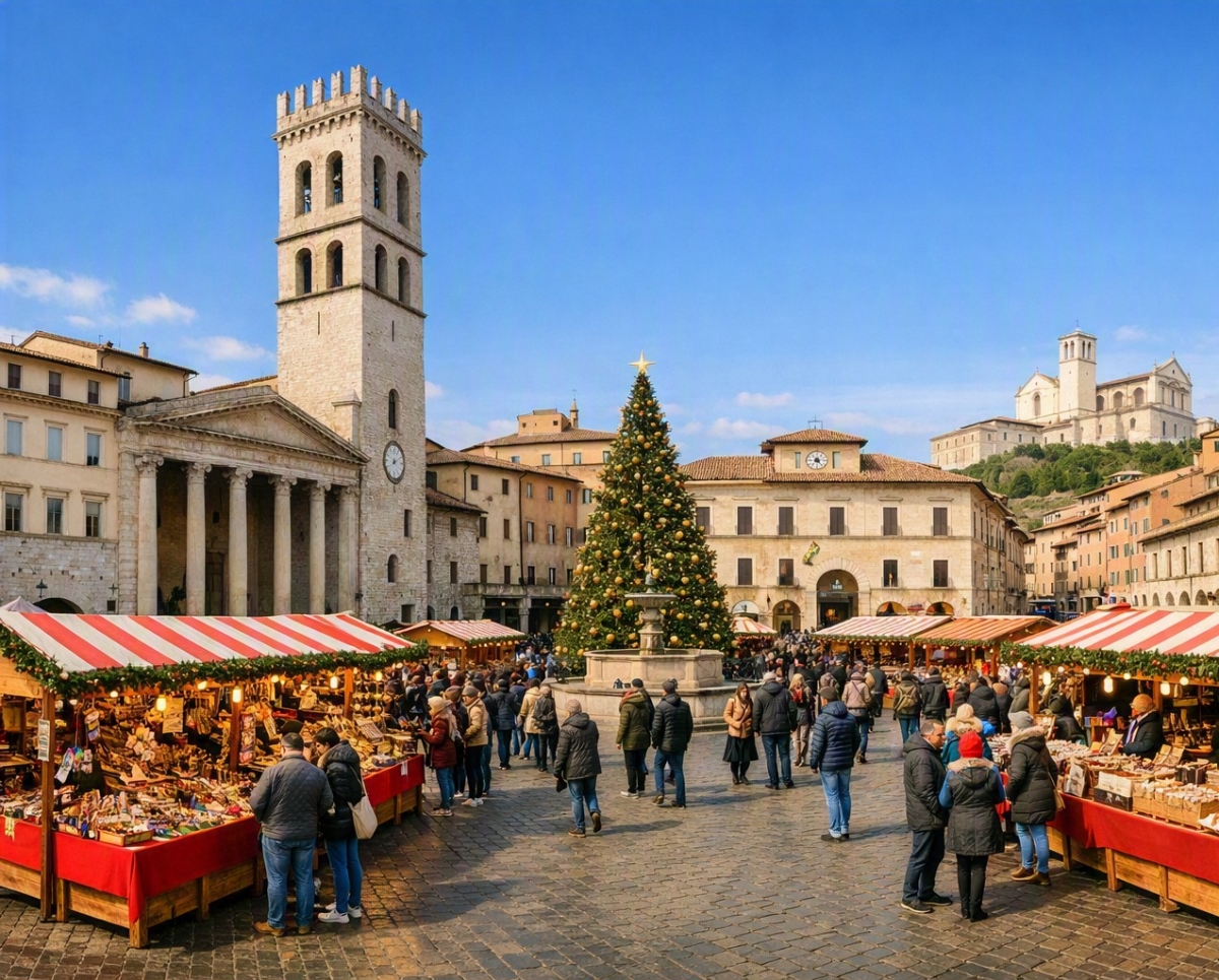 MERCATINI DI NATALE SPELLO e ASSISI: emozioni d’inverno in terra umbra